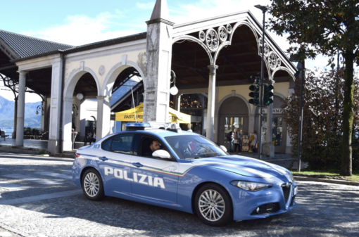 Controlli Polizia: fermo amministrativo per motoveicolo irregolare a Verbania