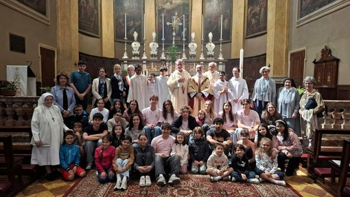 Grande partecipazione della comunità alla prima Messa per don Alessandro Buffelli