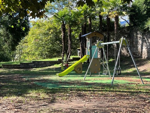Riqualificato il parco giochi di Biganzolo Riqualificato il parco giochi di Biganzolo