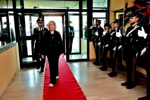 Il prefetto Matilde Pirrera in visita al comando provinciale dei carabinieri Il prefetto Matilde Pirrera in visita al comando provinciale dei carabinieri