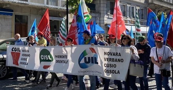 A Verbania la manifestazione per il 1° maggio