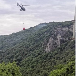 Incendio boschivo a Madonna del Sasso: fiamme domate dopo ore di intervento