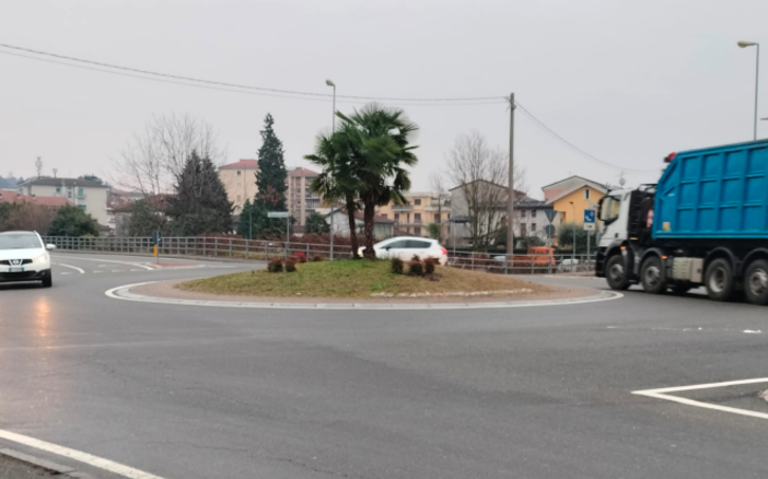 Verbania, polemiche sulla rotonda “Città di Villa Taranto”: manutenzione nel mirino del M5S