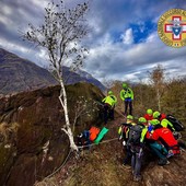 Baveno, esercitazione di soccorso sulla ferrata “Miccia”