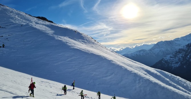 Pericolo valanghe 2-moderato sulle nostre montagne