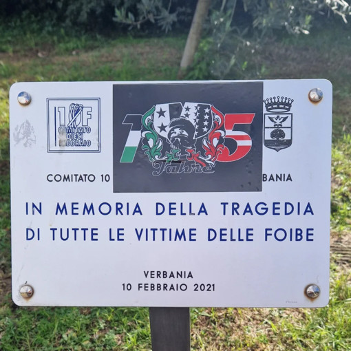 Vandalizzata la targa in ricordo delle vittime delle foibe