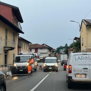 Lunghe code sulla statale