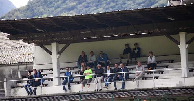 Chiusura temporanea della tribuna dello stadio di Ornavasso