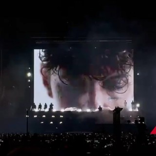 Primo olimpico di Achille Lauro, stadio sold out: 60mila persone Primo olimpico di Achille Lauro, stadio sold out: 60mila persone