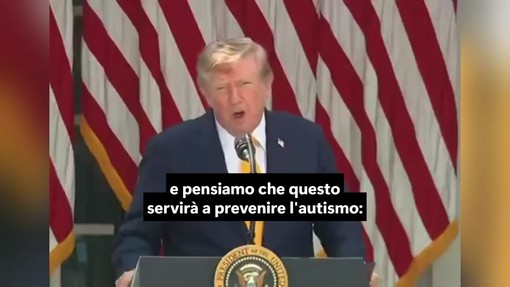 Trump torna su autismo e vaccini, la proposta: "Cinque piccole dosi invece di una massiccia"