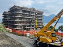 Anche sull’ultima facciata di Villa Pos sono comparsi i ponteggi Anche sull’ultima facciata di Villa Pos sono comparsi i ponteggi