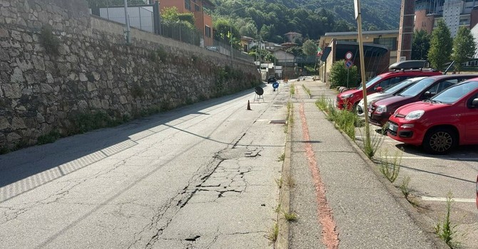 Omegna, al via i lavori di asfaltatura in via XI Settembre