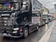 Continua la protesta di autotrasportatori e agricoltori, corteo rumoroso di tir e trattori a Campobasso Continua la protesta di autotrasportatori e agricoltori, corteo rumoroso di tir e trattori a Campobasso