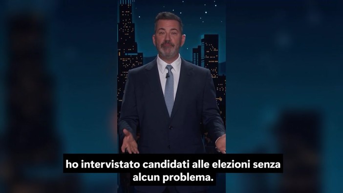 La denuncia di Jimmy Kimmel: "Trump ha bloccato l'intervista al candidato Dem Talarico"