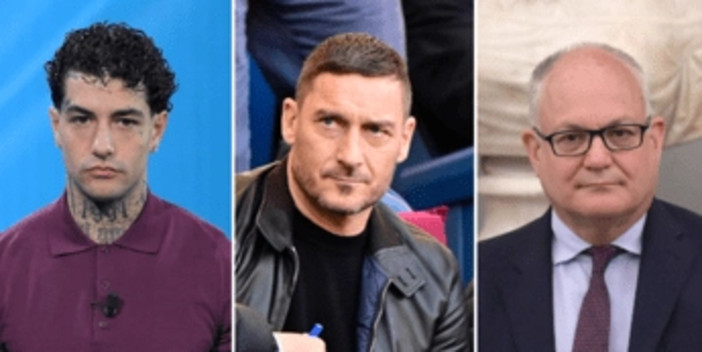 Tony Effe al Circo Massimo, l'annuncio con Totti e la 'pallonata' a Gualtieri - Video