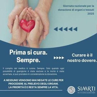 Trapianti, allarme anestesisti: &quot;Il 40% degli italiani dice no alla donazione di organi&quot;