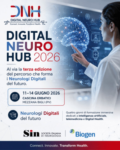 Sanità: Pavia, al via il terzo Digital Neuro Hub di Sin per formare i 'neurologi digitali' di domani Sanità: Pavia, al via il terzo Digital Neuro Hub di Sin per formare i 'neurologi digitali' di domani