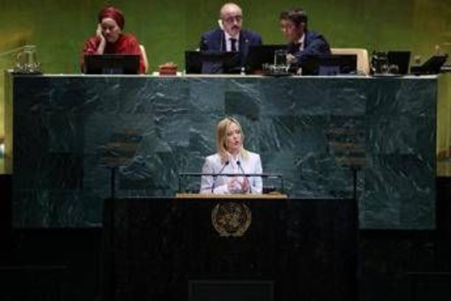 Gaza, Meloni all'Onu: &quot;Israele ha superato il limite&quot;