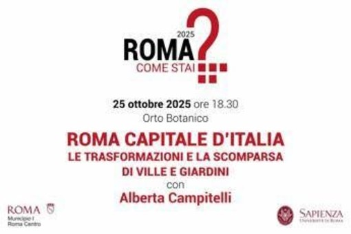 Municipio I, prosegue ciclo incontri progetto 'Roma come stai?'