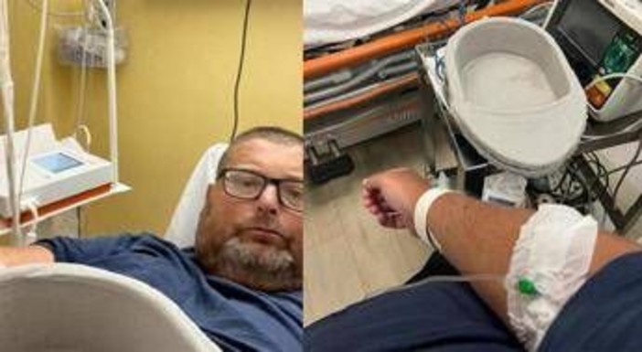 Mario Adinolfi in ospedale dopo il rientro dall'Isola dei Famosi: &quot;Un gran bello spavento&quot;