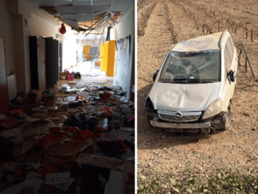 Tromba d'aria a Marsala, il racconto di una mamma: "Sembrava una bomba, i miei 3 figli hanno rischiato la vita" Tromba d'aria a Marsala, il racconto di una mamma: "Sembrava una bomba, i miei 3 figli hanno rischiato la vita"
