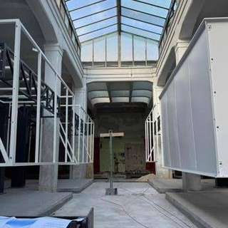 Proseguono lavori nuovo Mercato dell'Unità a Prati, arrivate le prime 'lanterne'&amp;nbsp;