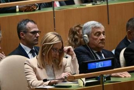 Meloni a New York rilancia sulla Palestina: &quot;Flotilla irresponsabile, usata contro il governo&quot;