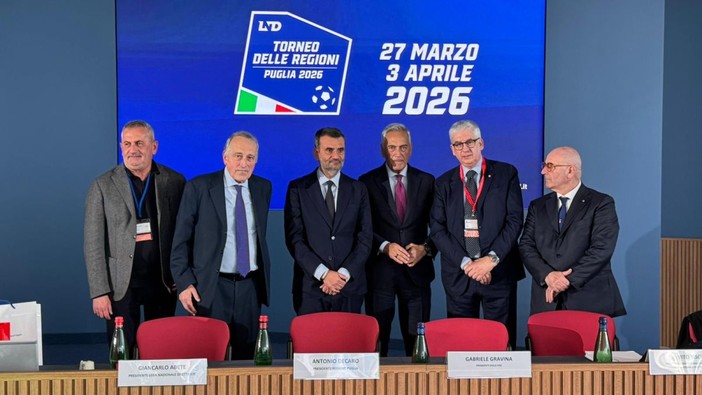 A Bari nasce la 62^ edizione del Torneo delle Regioni di Calcio a 11