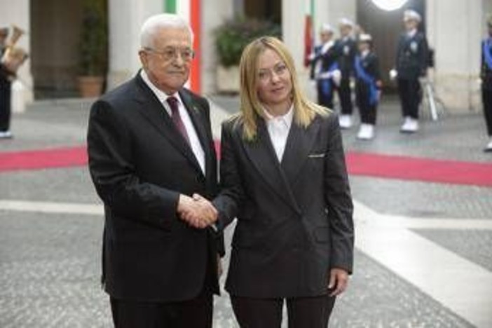 Meloni riceve Abu Mazen: &quot;Consolidare cessate fuoco e avviare ricostruzione Gaza&quot;