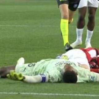 Udinese-Milan, paura per Maignan: scontro durissimo con Jimenez
