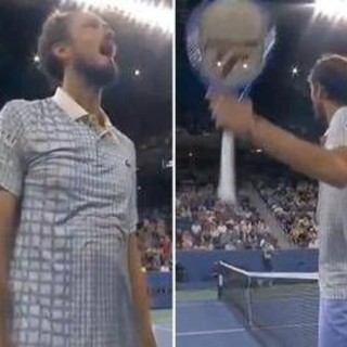 US Open, Medvedev perde la testa e la partita