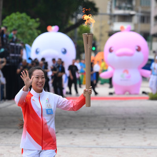 Cina, prima staffetta transfrontaliera della torcia per i Giochi Nazionali