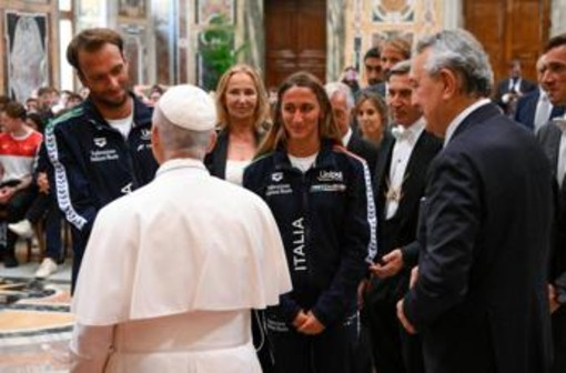 Papa Leone XIV riceve gli atleti del 'Settecolli': "Sport medicina per corpo e spirito"