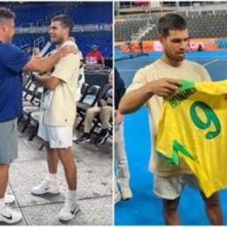 Alcaraz, allenamento speciale a Miami... con Ronaldo