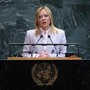 Meloni, il discorso all'Onu: &quot;Serve una svolta, l'Italia c'è&quot;
