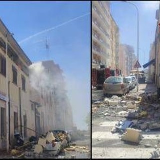 Sassari, esplosione in una palazzina: un ferito grave