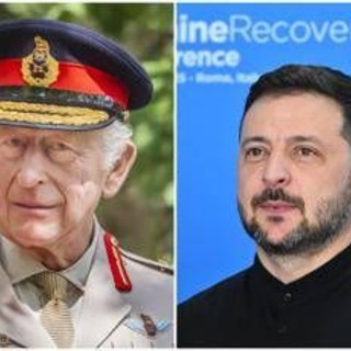 Zelensky ringrazia re Carlo: &quot;Una vera fonte d'ispirazione&quot;