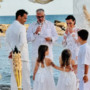 Fognini e Pennetta, l'anniversario di matrimonio e la festa a sorpresa in spiaggia Fognini e Pennetta, l'anniversario di matrimonio e la festa a sorpresa in spiaggia