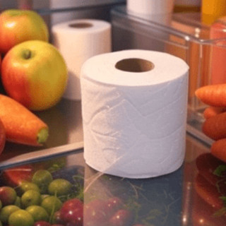 Carta igienica in frigo, l'idea per conservare meglio frutta e verdura
