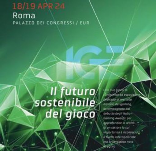 Giochi, a Roma la prima edizione di Italian Gaming Expo &amp; Conference 'Il futuro sostenibile'