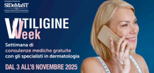 Salute, dal 3 all'8 novembre Vitiligine Week con visite gratuite in più di 35 centri