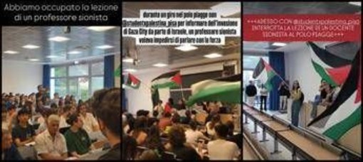 Blitz proPal all'Università di Pisa, docente finisce al pronto soccorso