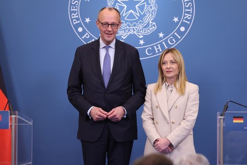 Meloni incontra Merz “Italia-Germania mai così vicine, con Usa cooperazione salda” Meloni incontra Merz “Italia-Germania mai così vicine, con Usa cooperazione salda”