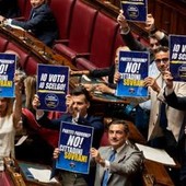 No della Camera a emendamento dei 'vannacciani' su preferenze. Opposizioni: "Maggioranza non c'è più, fermatevi" No della Camera a emendamento dei 'vannacciani' su preferenze. Opposizioni: "Maggioranza non c'è più, fermatevi"