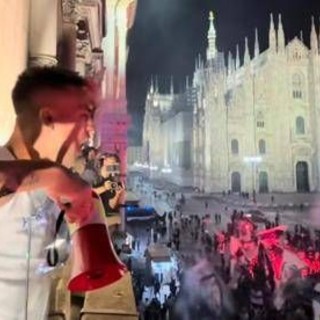 Inter, la lunga notte della festa scudetto: Lautaro e Thuram superstar in Piazza Duomo