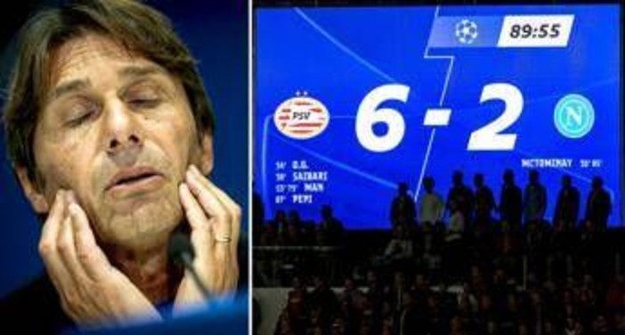 Psv-Napoli 6-2, Conte: "Tanti giocatori nuovi da inserire, anno difficile" Psv-Napoli 6-2, Conte: "Tanti giocatori nuovi da inserire, anno difficile"