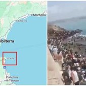 Invasione migranti dal Marocco, fonti Palazzo Chigi: "Governo valuta sospensione Schengen con la Spagna" Invasione migranti dal Marocco, fonti Palazzo Chigi: "Governo valuta sospensione Schengen con la Spagna"