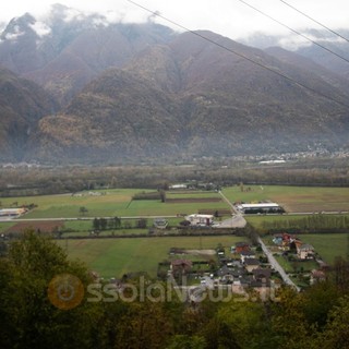 L'area alle porte di Domodossola,dove potrebbe sorgere l'ospedale nuovo