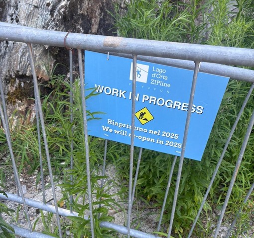 Omegna ancora senza zipline: chiusa ormai da due anni